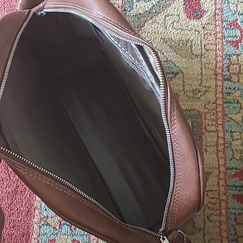 VINTAGE STRIPE CROSSBODY MESSENGER BAG